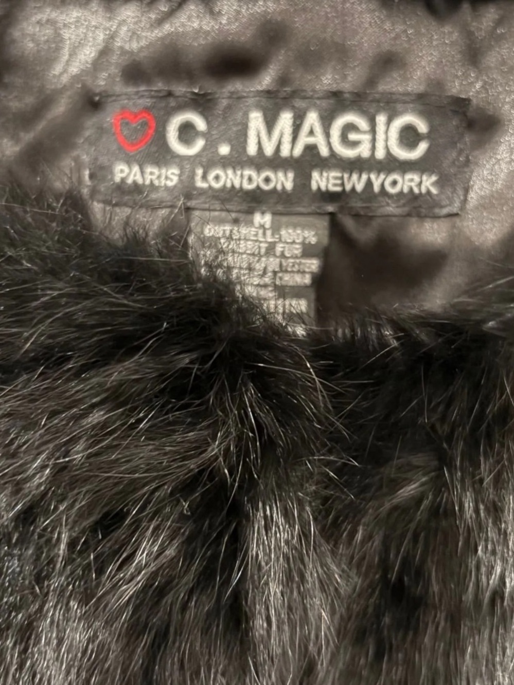 Y2K 100% Rabbit Fur Jacket - Picture 3 of 3